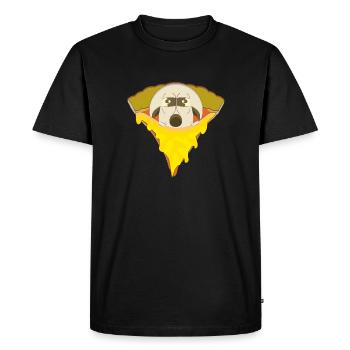 BEAU RÊVE - T-shirt Premium bio Homme - noir - Devant - Nico (187cm)