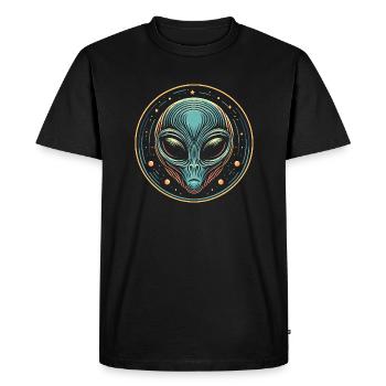 Alien - T-shirt Premium bio Homme - noir - Devant - Nico (187cm)