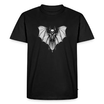 Bat - Men's Premium Organic T-Shirt - black - Front - Nico (187cm)