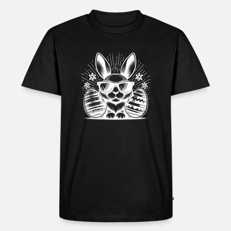 Coole Ostern - Männer Premium Bio T-Shirt - Schwarz