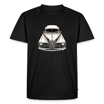 Voiture / Véhicule / Voiture de tourisme / Mobile / Ancienne / Conduite - T-shirt Premium bio Homme - noir - Devant - Nico (187cm)