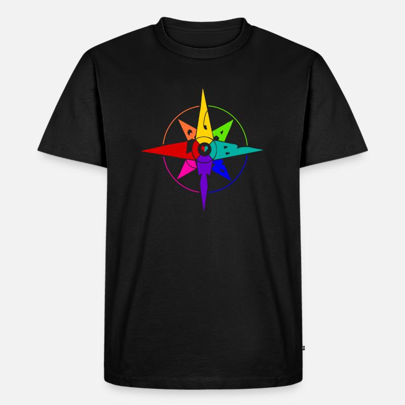 Pride - Männer Premium Bio T-Shirt - Schwarz