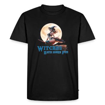 Witches are allowed to do this 2024 03 - Men's Premium Organic T-Shirt - black - Front - Nico (187cm)