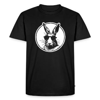 Lapin Lapin - T-shirt Premium bio Homme - noir - Devant - Nico (187cm)