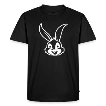 Lapin Lapin - T-shirt Premium bio Homme - noir - Devant - Nico (187cm)