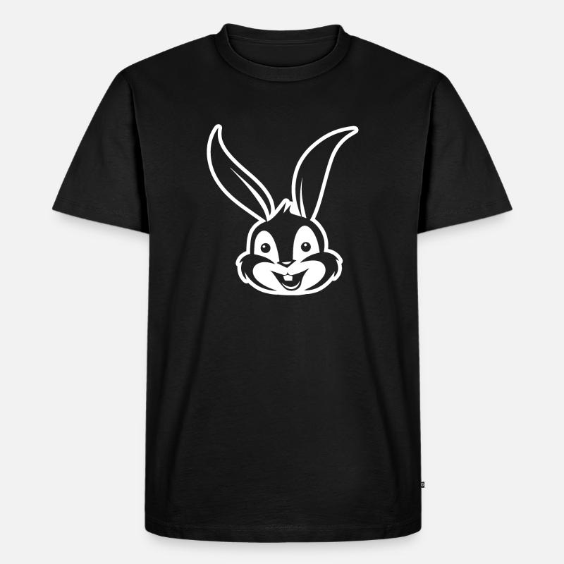 Rabbit Rabbit - Men's Premium Organic T-Shirt - black