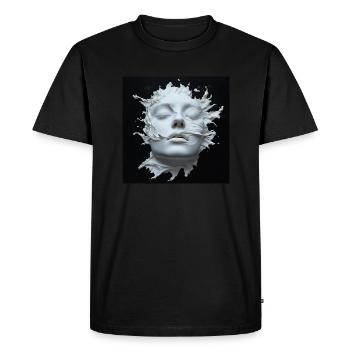 Art surréaliste 6 - T-shirt Premium bio Homme - noir - Devant - Nico (187cm)