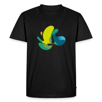 Bateaux de yacht de marin - T-shirt Premium bio Homme - noir - Devant - Nico (187cm)