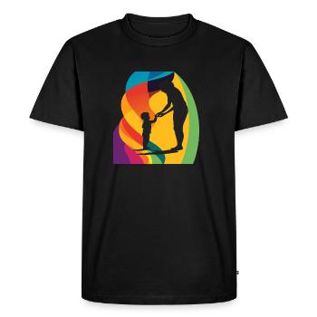 Nounou Baby-sitter Kids Story - T-shirt Premium bio Homme - noir - Devant - Nico (187cm)