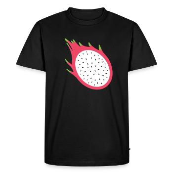 Fruit du dragon - T-shirt Premium bio Homme - noir - Devant - Nico (187cm)