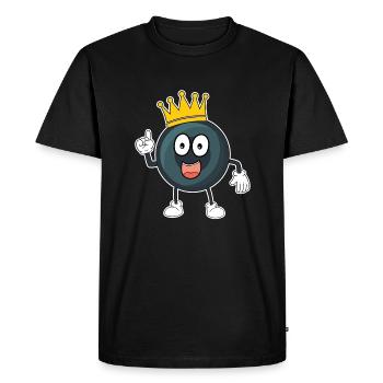 Billard billard billard boule Snooker piscine enfants - T-shirt Premium bio Homme - noir - Devant - Nico (187cm)