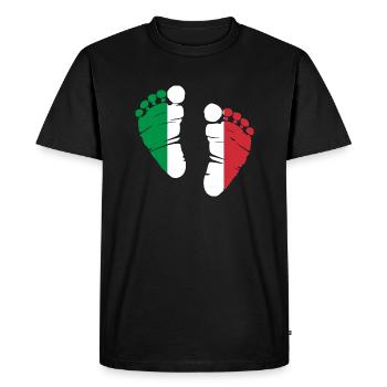 Italie Rome cadeau patrie - T-shirt Premium bio Homme - noir - Devant - Nico (187cm)