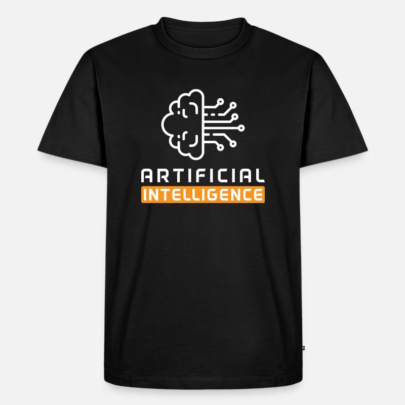 Artificial Intelligence - Männer Premium Bio T-Shirt - Schwarz
