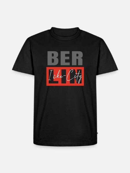 Berlin Icke City - Men's Premium Organic T-Shirt - black