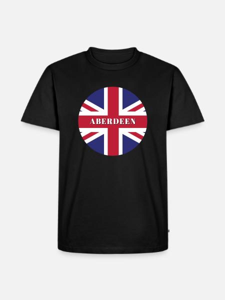 Aberdeen - Men's Premium Organic T-Shirt - black