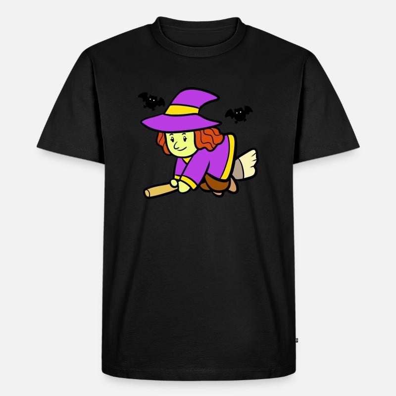 Hexe - Männer Premium Bio T-Shirt - Schwarz