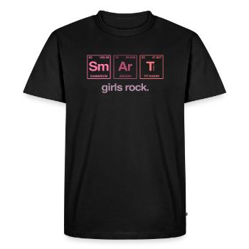 SMART GIRLS ROCK - Système Perdiode Elements - T-shirt Premium bio Homme - noir - Devant - Nico (187cm)