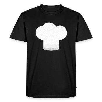Toque - T-shirt Premium bio Homme - noir - Devant - Nico (187cm)