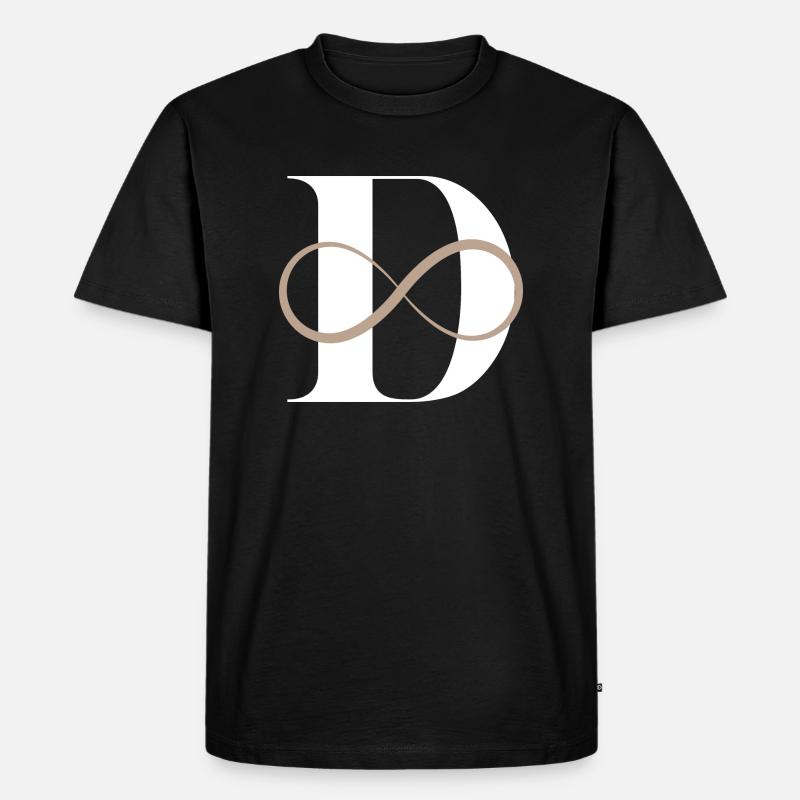 Buchstabe der Unendlichkeit - Männer Premium Bio T-Shirt - Schwarz
