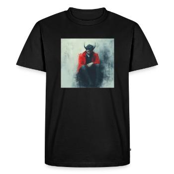Diable - T-shirt Premium bio Homme - noir - Devant - Nico (187cm)