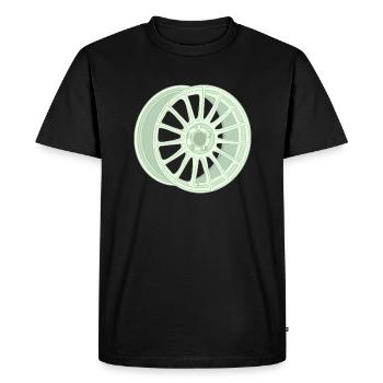 Bord - T-shirt Premium bio Homme - noir - Devant - Nico (187cm)