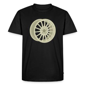 Bord - T-shirt Premium bio Homme - noir - Devant - Nico (187cm)