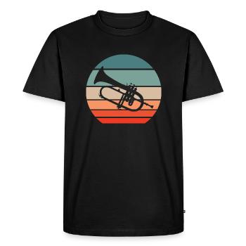 Flügelhorn Flügelhornist Orchestre d’Harmonie Orchestre - T-shirt Premium bio Homme - noir - Devant - Nico (187cm)