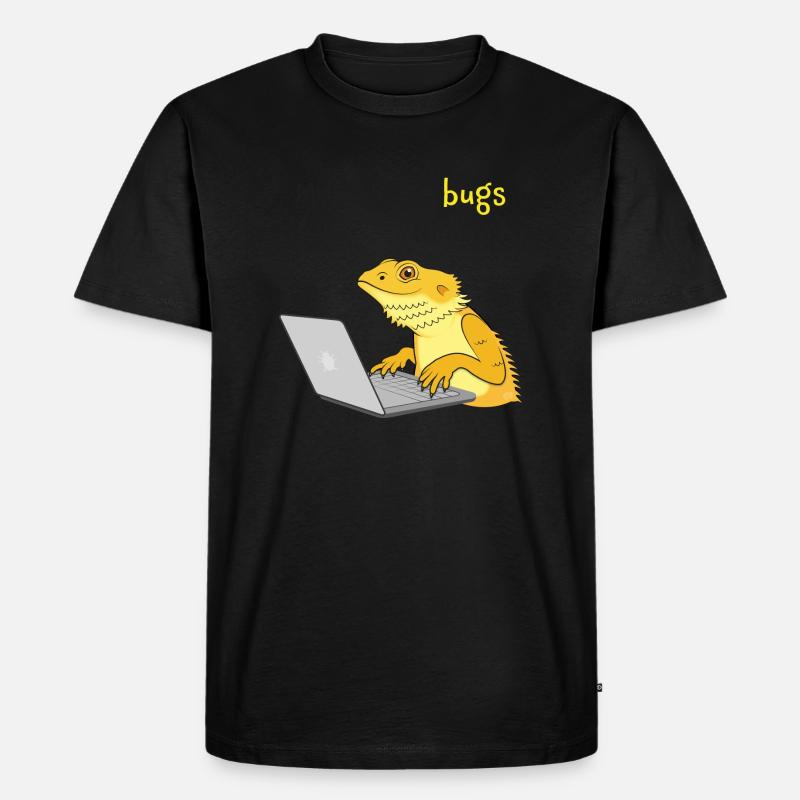 Lizard coding - Men's Premium Organic T-Shirt - undefined