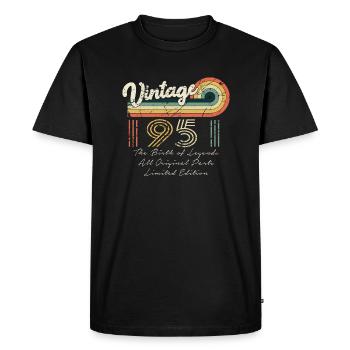 Great since 1951 birthday 1951 vintage 195 - Men's Premium Organic T-Shirt - black - Front - Nico (187cm)