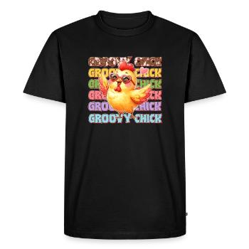 Easter Easter Bunny Easter Eve Easter Sunday Easter Egg Spring - Men's Premium Organic T-Shirt - black - Front - Nico (187cm)