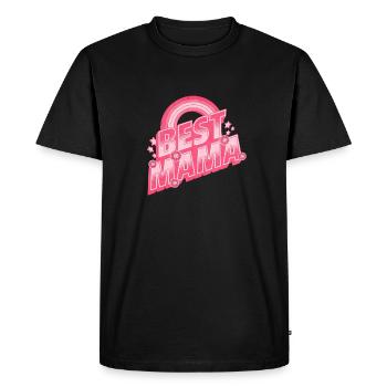 Meilleure maman | Meilleure mère - T-shirt Premium bio Homme - noir - Devant - Nico (187cm)