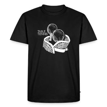 table tennis - Men's Premium Organic T-Shirt - black - Front - Nico (187cm)