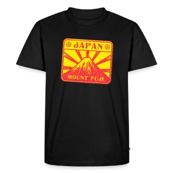 Japan travel - Men's Premium Organic T-Shirt - black - Front - Nico (187cm)