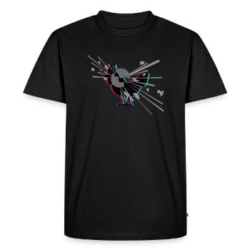 KENNR1CH POULET GRENADE MERCH - T-shirt Premium bio Homme - noir - Devant - Nico (187cm)
