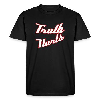 Truth huts - Men's Premium Organic T-Shirt - black - Front - Nico (187cm)