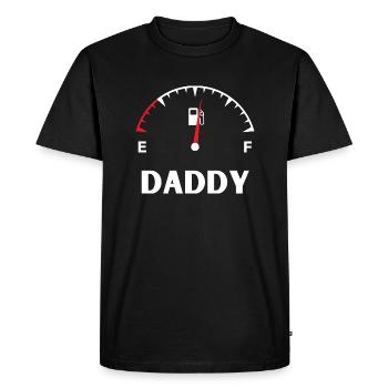 Mommy daddy baby match t shirt - T-shirt Premium bio Homme - noir - Devant - Nico (187cm)