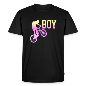vélo vélo vélo mode de vie sain transport - T-shirt Premium bio Homme - noir - Devant - Nico (187cm)