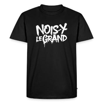 Noisy-le-Grand - T-shirt Premium bio Homme - noir - Devant - Nico (187cm)