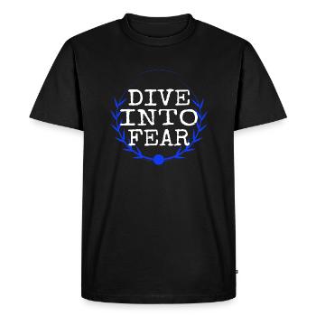 Courage résilient cool saut à l’élastique sécurité bday - T-shirt Premium bio Homme - noir - Devant - Nico (187cm)