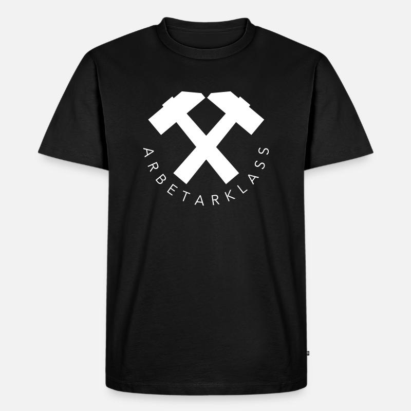 Arbeiterklasse - Männer Premium Bio T-Shirt - Schwarz