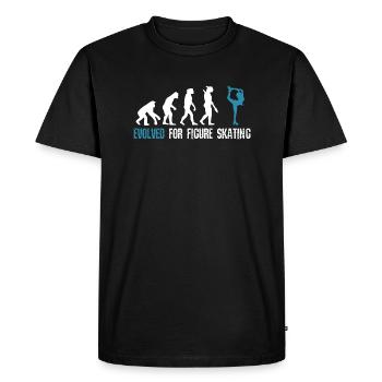 Evolved for Figure Skating Evolution - Men's Premium Organic T-Shirt - black - Front - Nico (187cm)