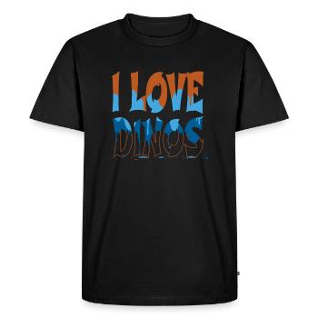 déclaration anniversaire cadeau balade à vélo green rex - T-shirt Premium bio Homme - noir - Devant - Nico (187cm)
