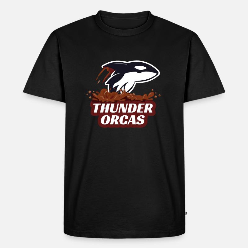 Thunder Orcas 2022 - Männer Premium Bio T-Shirt - Schwarz