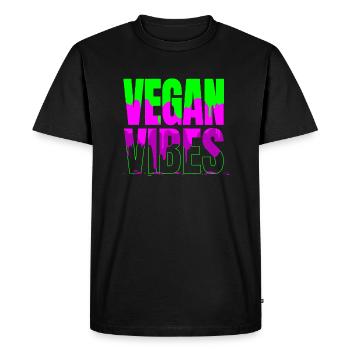 véganisme légume légume pro dictons végétaliens - T-shirt Premium bio Homme - noir - Devant - Nico (187cm)