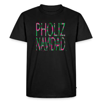 present gift idea fun beach holiday beach computer - Men's Premium Organic T-Shirt - black - Front - Nico (187cm)