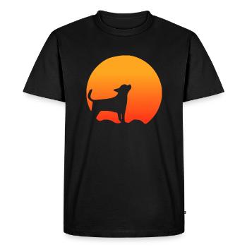 Hund Chien - T-shirt Premium bio Homme - noir - Devant - Nico (187cm)