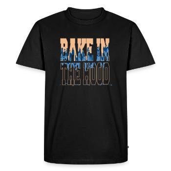 Chef choyé Cuisinier Chef Cool Chef Curry Happy - T-shirt Premium bio Homme - noir - Devant - Nico (187cm)