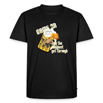 Ally Pally Humpen - Men's Premium Organic T-Shirt - black - Front - Nico (187cm)