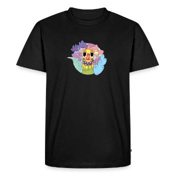Odd World - Men's Premium Organic T-Shirt - black - Front - Nico (187cm)