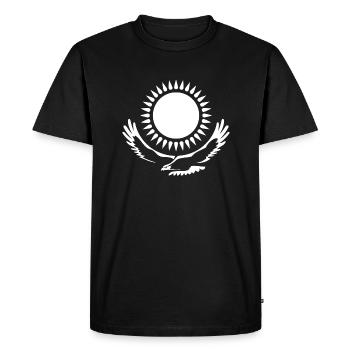 Kazakhstan Republic gift Kazakh Kazakh - Men's Premium Organic T-Shirt - black - Front - Nico (187cm)